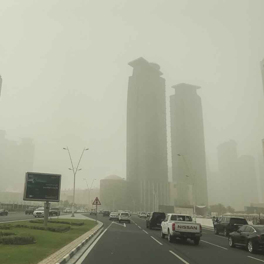Sand storms in the Middle East Qatar Mail by Journalist Chaitra Arjunpuri